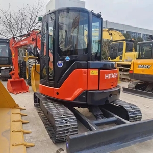 Mini-excavatrice sur chenilles Hitachi ZX50U d'occasion de 5 tonnes avec moteur et moteur, modèle 2024 - Product Image 1