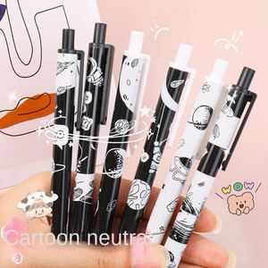 Stylo Gel Astronaute Spatial Noir & Blanc Cosmic Press – Stylo Gel Noir 0,5 mm Mignon et de Haute Qualité pour Étudiants - Product Image 2