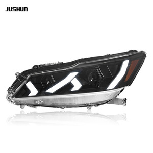 Conjunto de faros Jushun para Honda Accord 9.5 Gen estilo Lamborghini con luces LED DRL de flujo. - Product Image 5