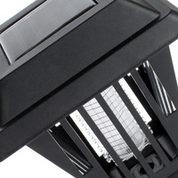Lampe Solaire Anti-Moustiques Extérieure Étanche 2-en-1 LED UV Tue-Insectes pour Jardin, Cour et Villa