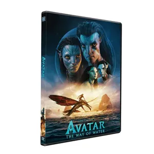 Avatar The Way of Water Latest DVD Movies 1Disc Factory Wholesale DVD Movies TV Series Cartoon CD Blue ray Region 1 Free Ship