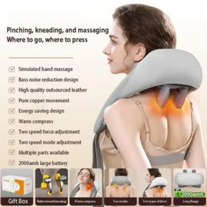 เครื่องนวดคอไฟฟ้า เครื่องนวดคอและไหล่ ประคบร้อน นวดชิอัตสึ - Product Image 5