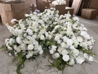 Boule de fleurs en soie de 70 cm pour centre de table, décoration de mariage et d'événements, durable QSLH