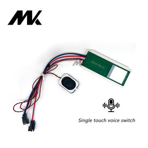 Interruptor de sensor táctil de 12V con idioma personalizado, atenuador LED inteligente, luz de Control de voz CCT para espejo Led de baño - Product Image 2