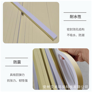 Eva Foam Strip Self Adhesive Rectangle Sealing For <b>Bath</b> Mirror Packaging <b>Sponge</b> Anti Collision - Product Image 3