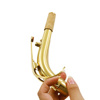 SLADE Factory Wholesale Brass Brass Woodwind Instruments Alto Sax Accessories Gold Silver 25mm Alto Saxophone Neck