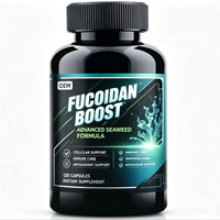 Gélules de Fucoidane Végétale 500mg Sans Gluten en Gros pour Adultes – Renforce l'Immunité et Favorise la Santé Digestive – Marque Privée OEM