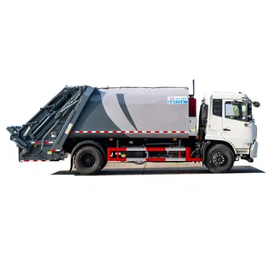 बिक्री के लिए डोंगफेंग 15m3 कचरा संग्रह ट्रक संपीड़ित कचरा ट्रक