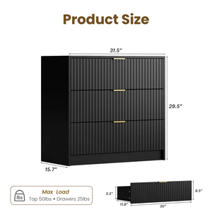 Cassettiera Alta Moderna Personalizzabile per Fabbrica, Mobile Contenitore in Legno, Comò per Camera da Letto, <span class=keywords><strong>Mobili</strong></span> per Soggiorno in Melamina - Product Image 2
