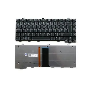 لوحة مفاتيح حاسوب نقال أصلية لديل Alienware M15x الخلفية UK تخطيط لوحة المفاتيح