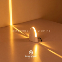 Luminaire d'extérieur moderne en aluminium étanche IP65, faisceau linéaire unidirectionnel pour éclairage d'accentuation mural de couloir