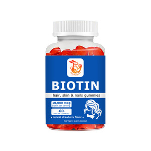 Wholesale Price <b>Biotin</b> <b>Gummies</b> for Skin Whitening Promote Healthy Joint <b>Biotin</b> and Sodium Beauty Supplement - Product Image 1