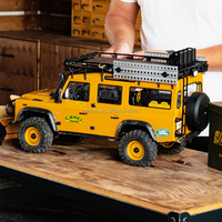 FMS 11045RSYL-SP 1/10 FCX10 RS modèle de voiture tout-terrain 2.4G RC 4WD électrique escalade Rock Buggy camion avec lumières