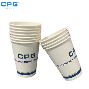 Vasos de Papel Desechables de Pared Simple de 16 oz, Vasos de Papel para Café Impresos Personalizados para Restaurantes de Comida Rápida y Servicios de Catering para Eventos - Product Image 1