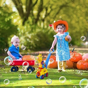 Summer <strong>Toys</strong> Anti-leak Design Bubble Machine with Dinosaur Projector Music Light Bubble <strong>Lawn</strong> <strong>Mower</strong> Push Car <strong>Toys</strong> for Kids - Product Image 2