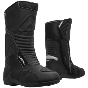 Botas de Motociclismo para Hombre, de Cuero Genuino, hasta la Rodilla, Impermeables, para las Cuatro Estaciones, con Malla Transpirable, para Invierno, Viajes y Motociclismo - Product Image 1
