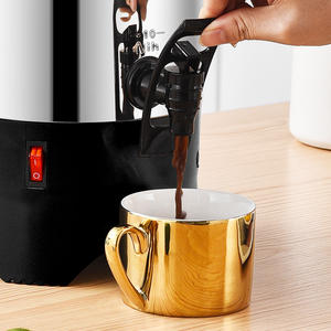 Dispensador de Café Eléctrico Comercial Tipo Buffet de 5L, Termo para Calentar Leche y Té, Cubo de Acero Inoxidable con Grifo para Granos de Café - Product Image 4