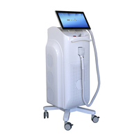 Épilation au laser diode trio beauté et soins personnels / Poignée de machine de beauté diode 808 nm, équipement de cosmétologie laser diode