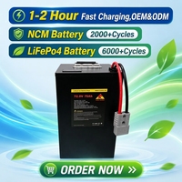 Batterie semi-solide au lithium 72V 75Ah 2000 cycles pour moto électrique