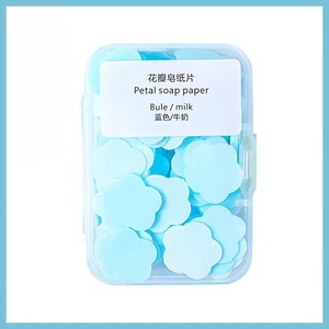 Feuilles de savon en papier jetables pour le lavage des mains, OEM, mini savon en papier, feuilles de savon en papier de voyage - Product Image 6