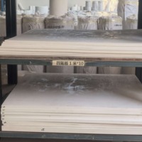 Plaque en plastique blanc de qualité industrielle pour le traitement chimique, les pièces d'étanchéité et l'usinage industriel, rouleau de feuille de PTFE