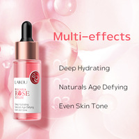 Sérum Visage Hydratant en Profondeur à la Rose de Bulgarie LAIKOU OEM/ODM/OBM 30ml – Naturel, Anti-Âge, Éclaircissant et Unifiant le Teint