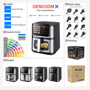 Nồi chiên không khí 12L 12 lít 10L 10 LÍT kỹ thuật số điện gia dụng thiết bị nhà bếp nóng mới ban đầu - Product Image 3