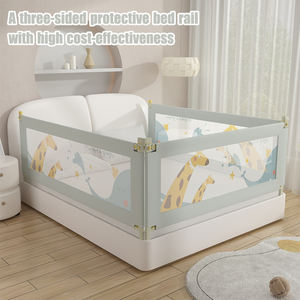 בטיחות התינוק מתכווננת מתקפלת הגנה נושם מגן נושם מיטת תינוק מעקה - Product Image 2