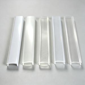 Copertura Moderna Rotonda in PVC per Luce LED, <span class=keywords><strong>Paralume</strong></span> Curvo in PC Personalizzato, Vendita Diretta dalla Fabbrica per Applicazioni Domestiche - Product Image 1