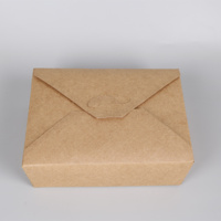 Boîte de papier à emporter d'emballage pliable écologique personnalisé de haute qualité pour pizza de restauration rapide