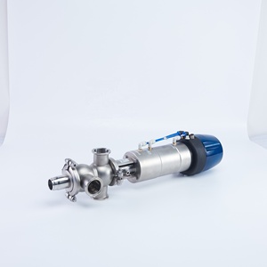 Sanitaire En Acier Inoxydable à 4 Voies Double Siège Vannes Anti-Mélange - Product Image 5