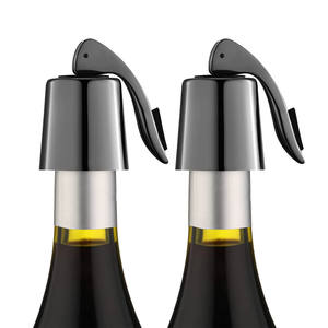 Wijnfles Stop Roestvrij Staal Wijn <span class=keywords><strong>Stopper</strong></span> Fles Vacuüm Herbruikbare Geschenken Voor Wijnliefhebbers - Product Image 1