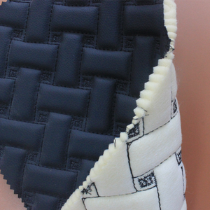 Cuir synthétique PVC matelassé diamant pour sellerie automobile, matériau d'intérieur automobile - Product Image 6