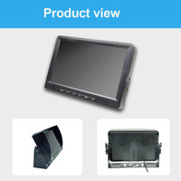 Écrans lcd de voiture 12V 24V 7 pouces, luminosité à gradation automatique TFT LCD voiture vue arrière camion Bus véhicule moniteur