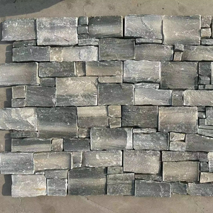 Pannelli di impiallacciatura di <span class=keywords><strong>pietra</strong></span> sottile ardesia naturale all'ingrosso personalizzato rivestimento esterno esterno parete <span class=keywords><strong>esterna</strong></span> Modulare cultura muro di <span class=keywords><strong>pietra</strong></span> - Product Image 1