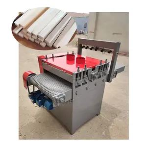 Mini automatic infrared edge saw wood multi-blade double crawler saw machine for carpentry woodworking Edge cleaning saw