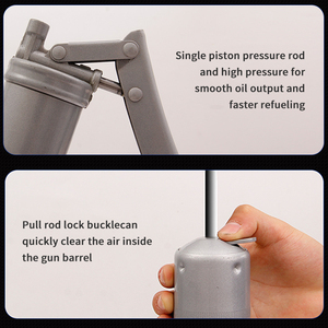 Pistola pulverizadora de grasa alemana de mano pequeña mecánica profesional de acero inoxidable de 500cc precio - Product Image 4