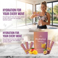 Aeglewell Mango Passievrucht Hydratatie Elektrolytenpoeder Prebiotische Probiotische Mengsel Aangepaste Private Label OEM