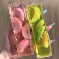 Balle élastique TPR faite à la main en forme de fruit, série Vaseline, pour cadeau anti-stress DIY pur fait main pour adolescents et adultes