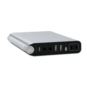 Ecsson Power Bank Stasiun Pengisian 30000 MAh dengan 45 W Typec/DC/Dual USB/220 V/ 110 V AC Output untuk MacBook & Handphone & Tablet