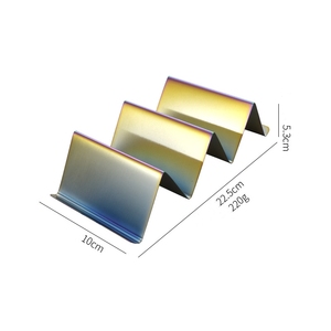 メキシコタコホルダータコスタンドステンレス製タコホルダーそれぞれ2〜3トルティーヤオーブン焼き用安全 - Product Image 6