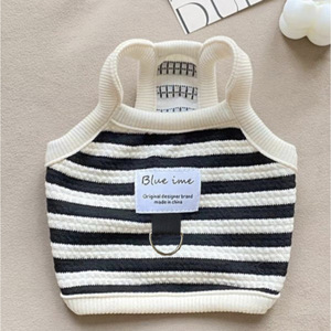 French style pet <b>clothes</b>, summer Teddy, Bichon Frise, Pomeranian summer vest, short sleeveless, <b>cat</b> anti-shedding leash - Product Image 3
