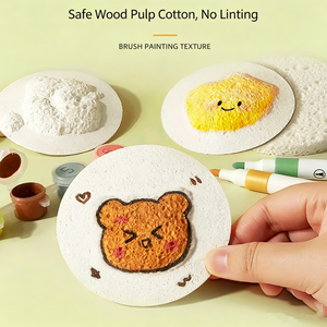 Kit di <span class=keywords><strong>Pittura</strong></span> 3D con Carta Puffy, Materiali per Arte Creativa Fai-<span class=keywords><strong>da</strong></span>-Te, Set di <span class=keywords><strong>Pittura</strong></span> con Texture in Schiuma Magica e Spugna - Product Image 2