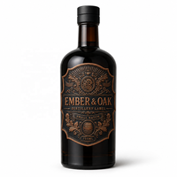 Etiqueta de Papel Adhesiva Personalizable para Botellas de Whisky, Etiqueta Privada para Vino, Etiqueta Adhesiva para Vino de Boda