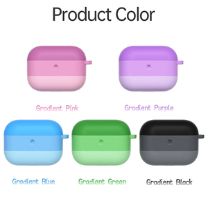 Funda de Silicona con Colores Degradados para <span class=keywords><strong>Airpods</strong></span> Pro 3, Protección Total, Antideslizante, con Cordón Antipérdida - Product Image 6