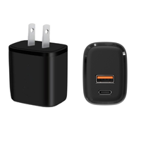 Chargeur mural USB Type C avec boîte couleur, chargeur rapide pour téléphone 20W PD, bloc de charge USB C