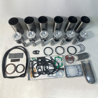 Pièces de rechange pour moteur de générateur marin Baudouin Jeu de chemises de piston 8M33 12M33 16M33 20M33 12M55 16M55 Kit de révision