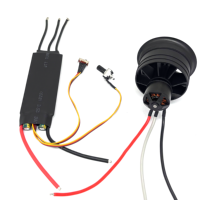 Moteur de ventilateur BLDC sans balais haute vitesse 50000 tr/min 20V CC 500W, débit d'air élevé, faible bruit pour le refroidissement, la ventilation et les applications industrielles