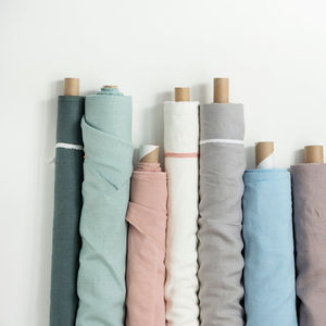 Tela de Camisa Orgánica 100% <span class=keywords><strong>Lino</strong></span>, Extra Ancha, Precio <span class=keywords><strong>por</strong></span> <span class=keywords><strong>Metro</strong></span>, Color Sólido, Oeko-Tex 100, Ligera, para Camisetas de Hombre - Product Image 3