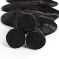 Extensions de Cheveux Humains Double-Drawn, Cheveux Vierges à Cuticules Alignées, Texture Lisse, 8''-24'', Paquets de Cheveux Cousus à la Machine